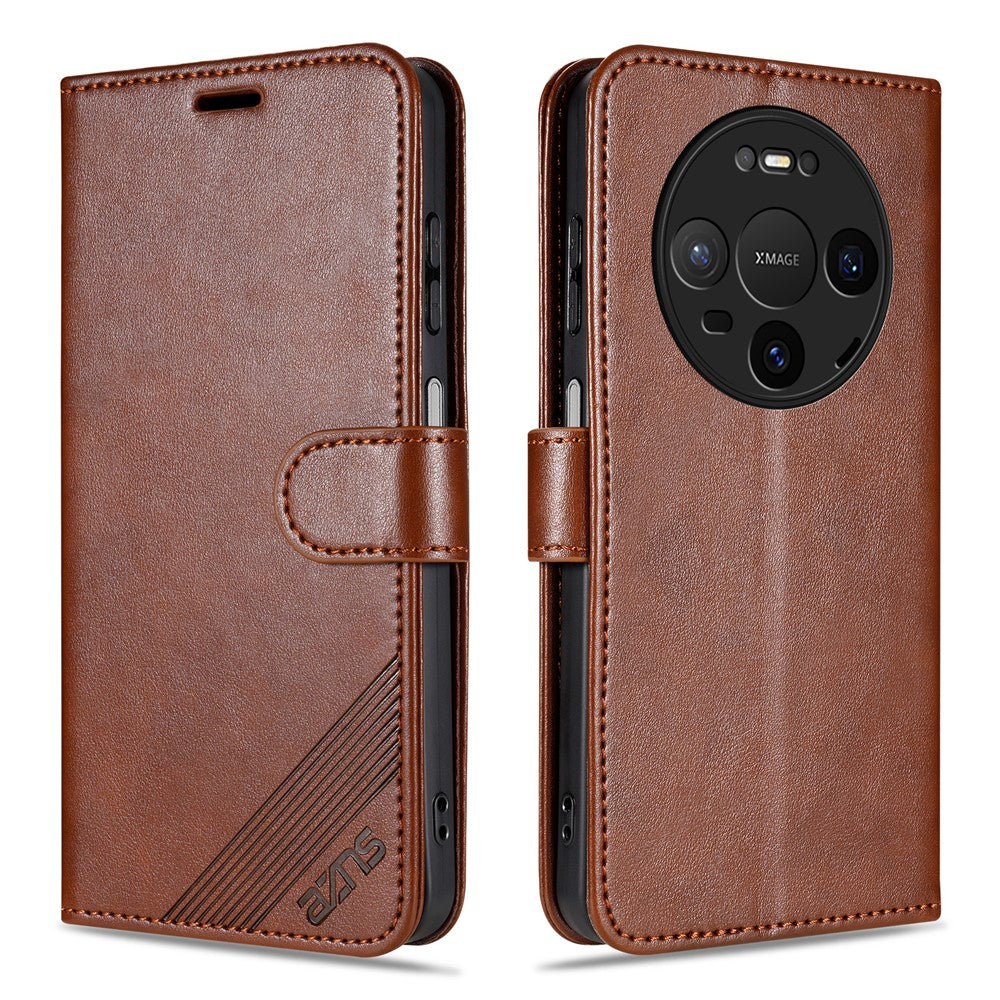 AZNS For Huawei Mate 80  /  Mate 80 Pro Case Anti-Scratch PU Leather Stand Wallet Phone Cover