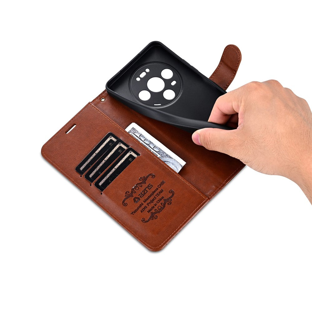 AZNS For Huawei Mate 80  /  Mate 80 Pro Case Anti-Scratch PU Leather Stand Wallet Phone Cover