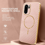 mobilskal för OnePlus 15R 5G / Ace 6T 5G / Ace 6 5G Kolfiberstrukturerat elektropläterat TPU-bakstycke