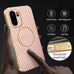 mobilskal för OnePlus 15R 5G / Ace 6T 5G / Ace 6 5G Kolfiberstrukturerat elektropläterat TPU-bakstycke