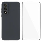 WANLONFENG-cover til OnePlus Ace 5 Ultra 5G / OnePlus Nord 5 5G, ZB-serien, præcise udskæringer, lige kanter, TPU-mobilcover med hærdet glasfilm