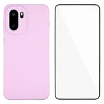 WANLONFENG-cover til OnePlus 15R 5G / Ace 6T 5G / Ace 6 5G, ZB-serien, præcise udskæringer, TPU-mobilcover med lige kanter og hærdet glasfilm