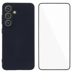 WANLONFENG För Samsung Galaxy S26 Skal ZB-serien Precisa utskärningar Raka kanter TPU-mobilskal med härdat glasfilm