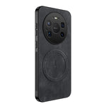 WANLONFENG For Huawei Mate 80 Pro Max Magnetic Case  SD1 Series Nappa Texture PC TPU Phone Cover