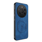 WANLONFENG For Huawei Mate 80 Pro Max Magnetic Case  SD1 Series Nappa Texture PC TPU Phone Cover