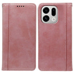 For Oppo Find X9 5G Case Hidden Magnetic Closure Calf Texture Leather Phone Cover