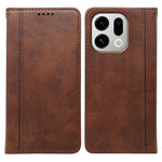 For Oppo Find X9 5G Case Hidden Magnetic Closure Calf Texture Leather Phone Cover