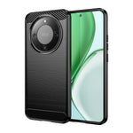 WANLONFENG Skal till Honor Magic8 Lite 5G / X9d 5G / X70 5G med skärmfilm LS-serien stort linshål borstad textur TPU-mobilskal