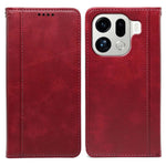For Oppo Find X9 Pro 5G Case Hidden Magnetic Closure Calf Texture Leather Phone Cover
