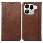 For Oppo Find X9 Pro 5G Case Hidden Magnetic Closure Calf Texture Leather Phone Cover