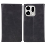 For Oppo Find X9 5G Case Strong Magnetic PU Leather Phone Cover Calf Texture