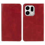For Oppo Find X9 5G Case Strong Magnetic PU Leather Phone Cover Calf Texture