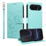 For Honor 500 Pro 5G / Honor 500 5G Cover RFID Blokerende Præget Hundemønster PU Læder Telefoncover med Håndledsrem