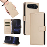 For Honor 500 Pro 5G / Honor 500 5G Case RFID Blocking 3 Card Slots PU Leather Phone Cover with Wrist Strap