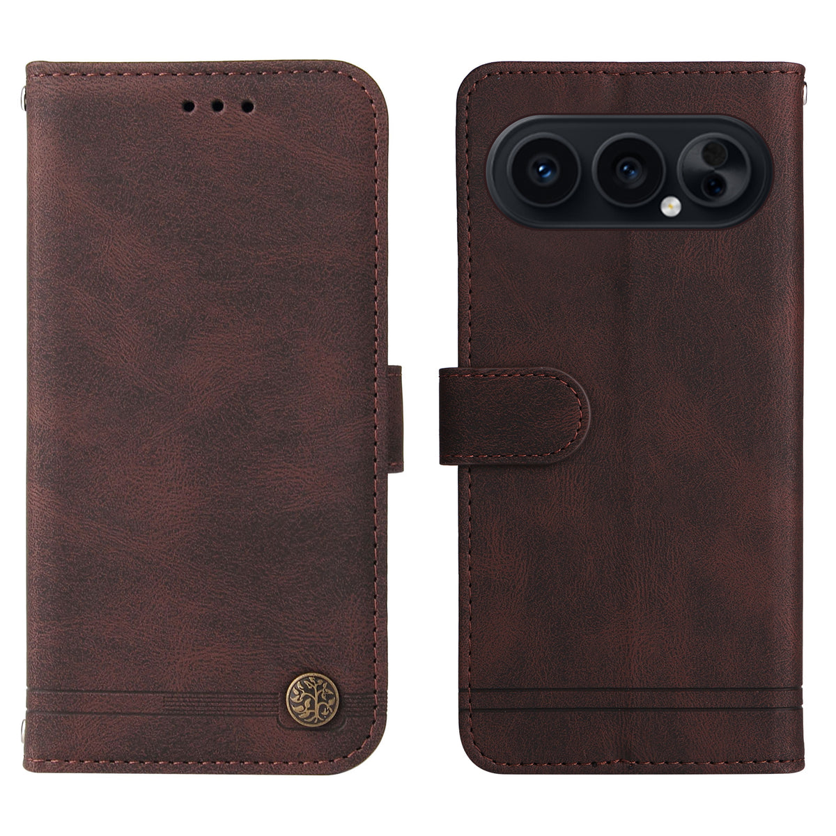 For Honor 500 Pro 5G / Honor 500 5G Leather Wallet Cases Skin Touch Phone Cover Stand with Strap