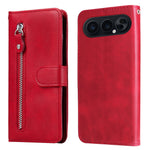 For Honor 500 Pro 5G / Honor 500 5G PU Leather Cases with Zipper Pocket Wallet Phone Cover Stand