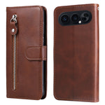 For Honor 500 Pro 5G / Honor 500 5G PU Leather Cases with Zipper Pocket Wallet Phone Cover Stand
