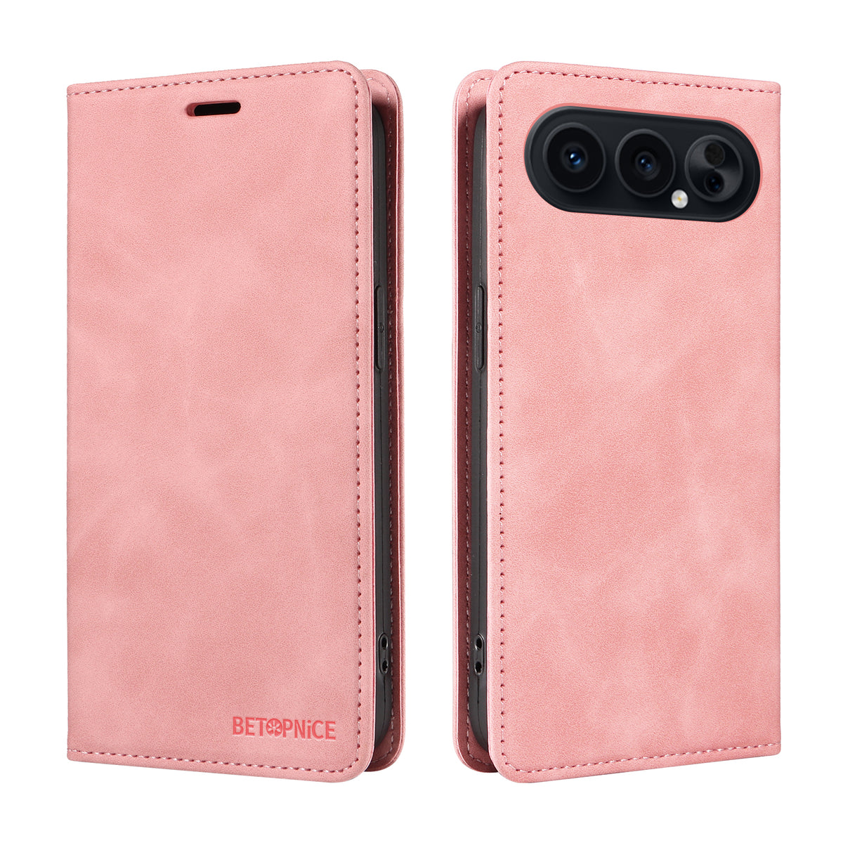 BETOPNICE For Honor 500 Pro 5G / Honor 500 5G Case  Magnetic Closure RFID Blocking Wallet Stand Leather Phone Cover