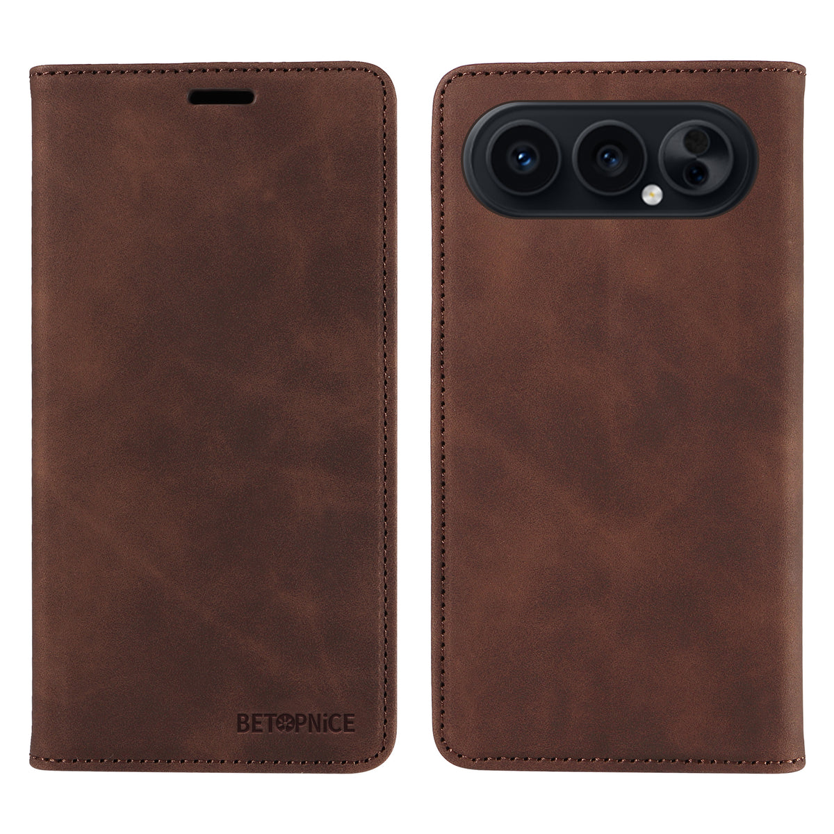 BETOPNICE For Honor 500 Pro 5G / Honor 500 5G Case Magnetic Closure RFID Blocking Wallet Stand Leather Phone Cover
