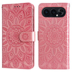 For Honor 500 Pro 5G / Honor 500 5G Case Sunflower Imprint Leather Wallet Phone Cover
