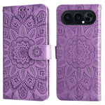For Honor 500 Pro 5G / Honor 500 5G Case Sunflower Imprint Leather Wallet Phone Cover