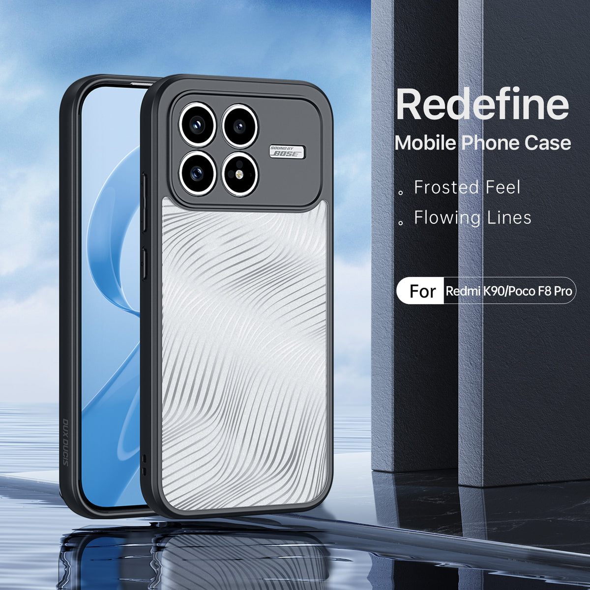 DUX DUCIS For Xiaomi Redmi K90 5G / Xiaomi Poco F8 Pro 5G Case  Aimo Series TPU+PC Matte Drop-proof Phone Cover (REACH Certification)