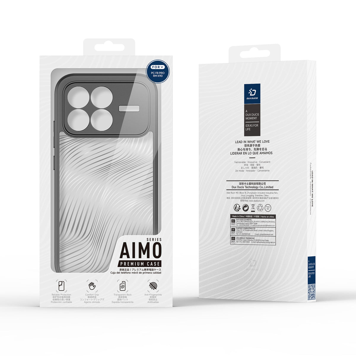 DUX DUCIS For Xiaomi Redmi K90 5G / Xiaomi Poco F8 Pro 5G Case  Aimo Series TPU+PC Matte Drop-proof Phone Cover (REACH Certification)