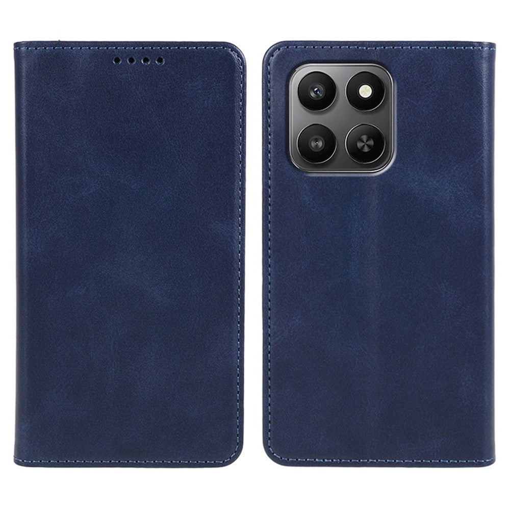 Telefoncover til Honor Play10T 5G / 400 Smart 5G / 400 Smart 4G / X7d 4G / X7d 5G Stærkt magnetisk PU-læder telefoncover i kalvestruktur