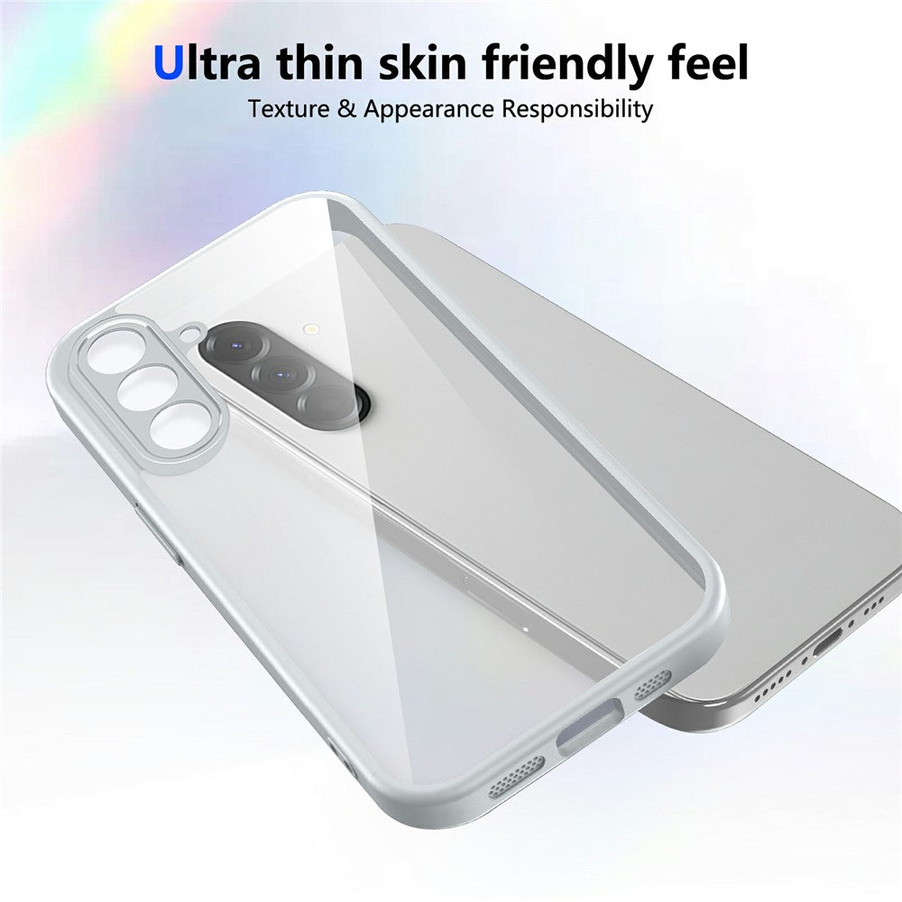 Til Samsung Galaxy A37 5G Etui Matskind Touch Gennemsigtig PC + TPU Stødabsorberende Telefonbagcover