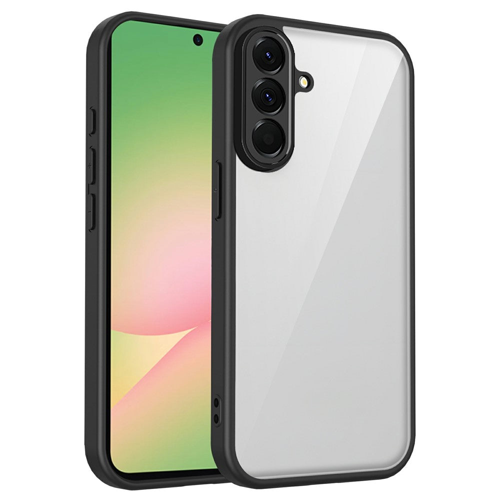 Til Samsung Galaxy A37 5G Etui Matskind Touch Gennemsigtig PC + TPU Stødabsorberende Telefonbagcover