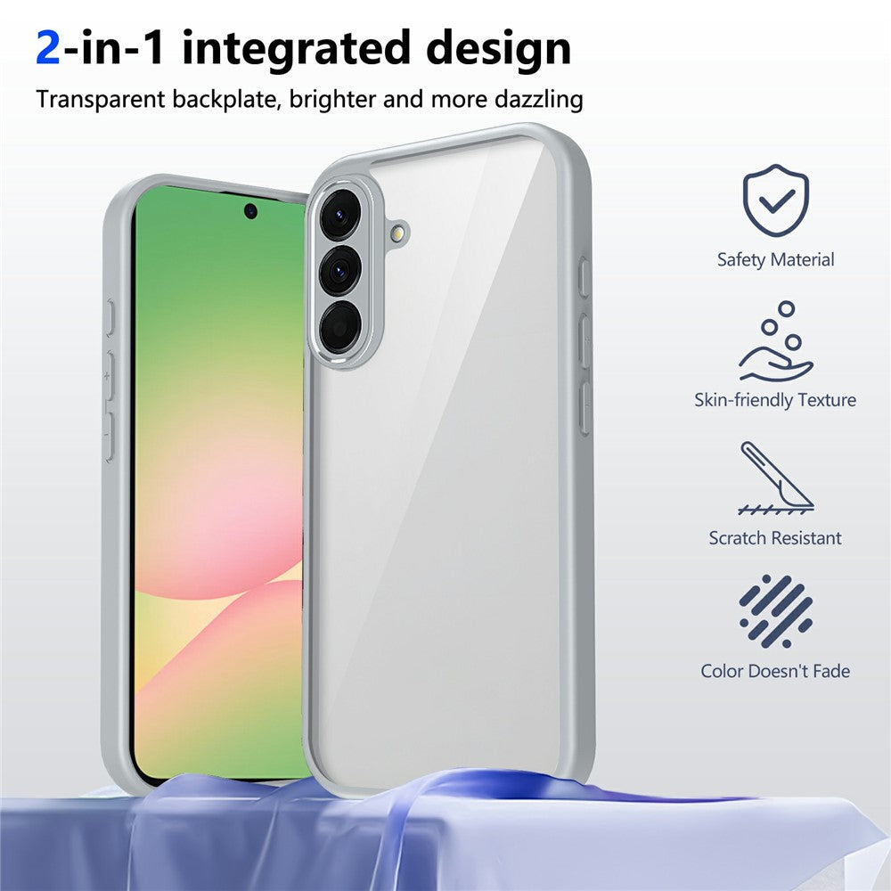 Samsung Galaxy A57 5G-skal Matt Skin Touch Klar PC + TPU Stötsäkert mobilskal