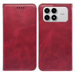 For Xiaomi Redmi K90 5G / Poco F8 Pro 5G Case Strong Magnetic PU Leather Phone Cover Calf Texture