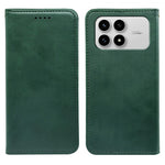 For Xiaomi Redmi K90 5G / Poco F8 Pro 5G Case Strong Magnetic PU Leather Phone Cover Calf Texture