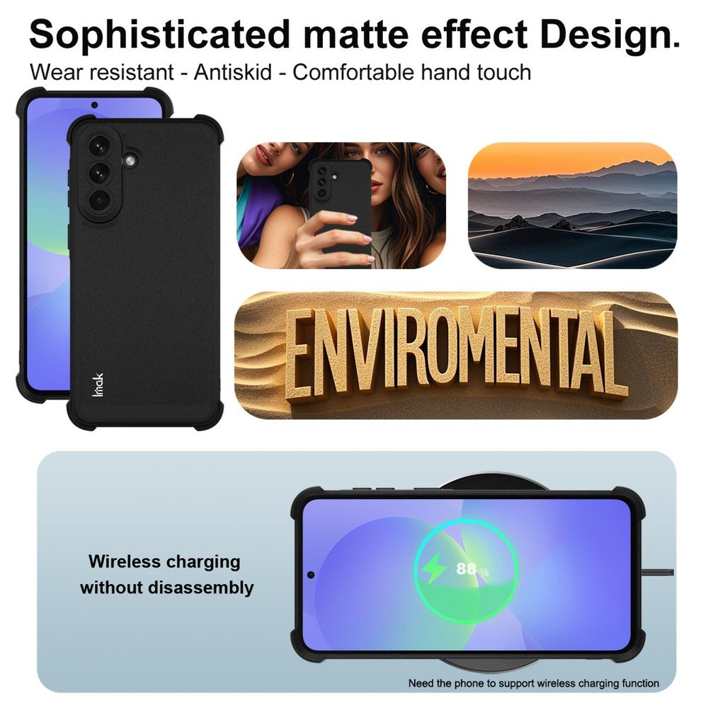 IMAK För Samsung Galaxy A57 5G Skal TPU mobilskydd Airbag Stötsäkert Skydd