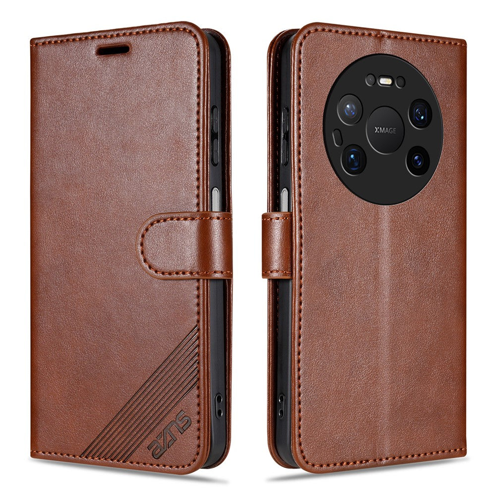 AZNS For Huawei Mate 80 Pro Max Case Anti-Scratch PU Leather Stand Wallet Phone Cover