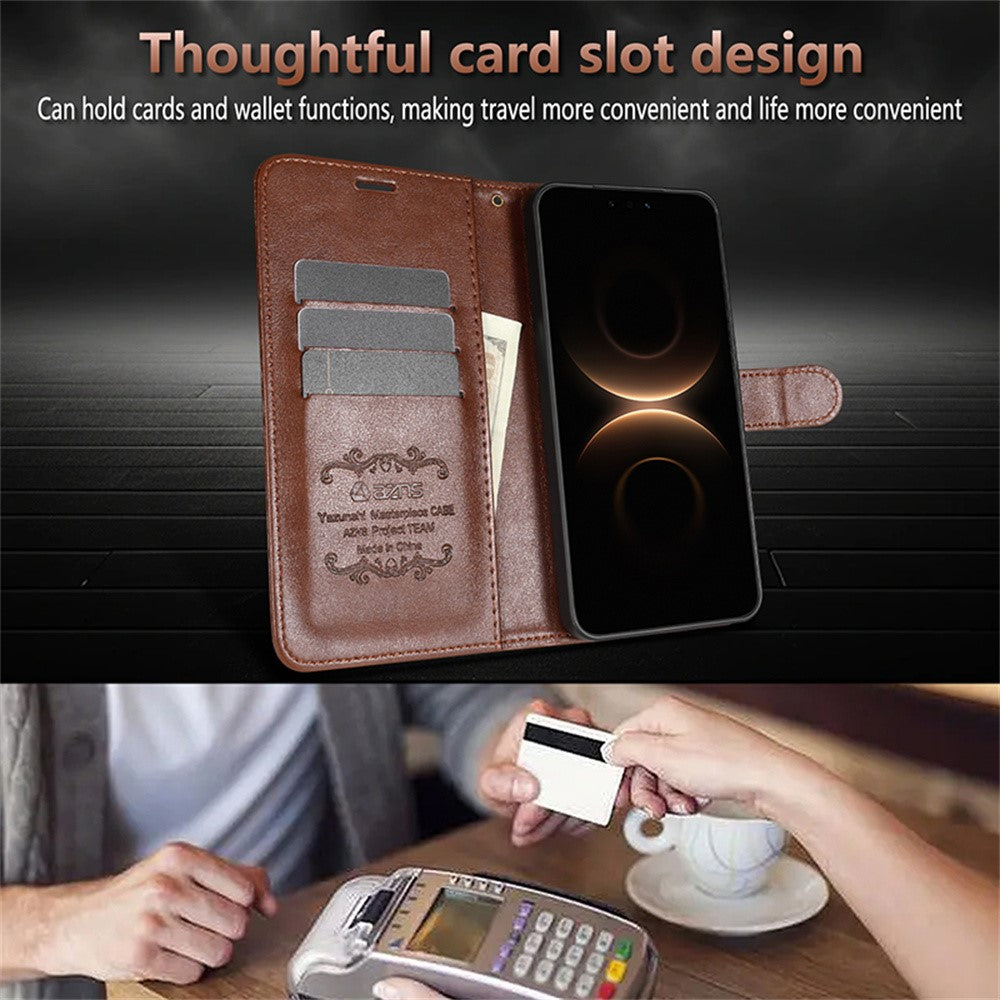 AZNS For Huawei Mate 80 Pro Max Case Anti-Scratch PU Leather Stand Wallet Phone Cover