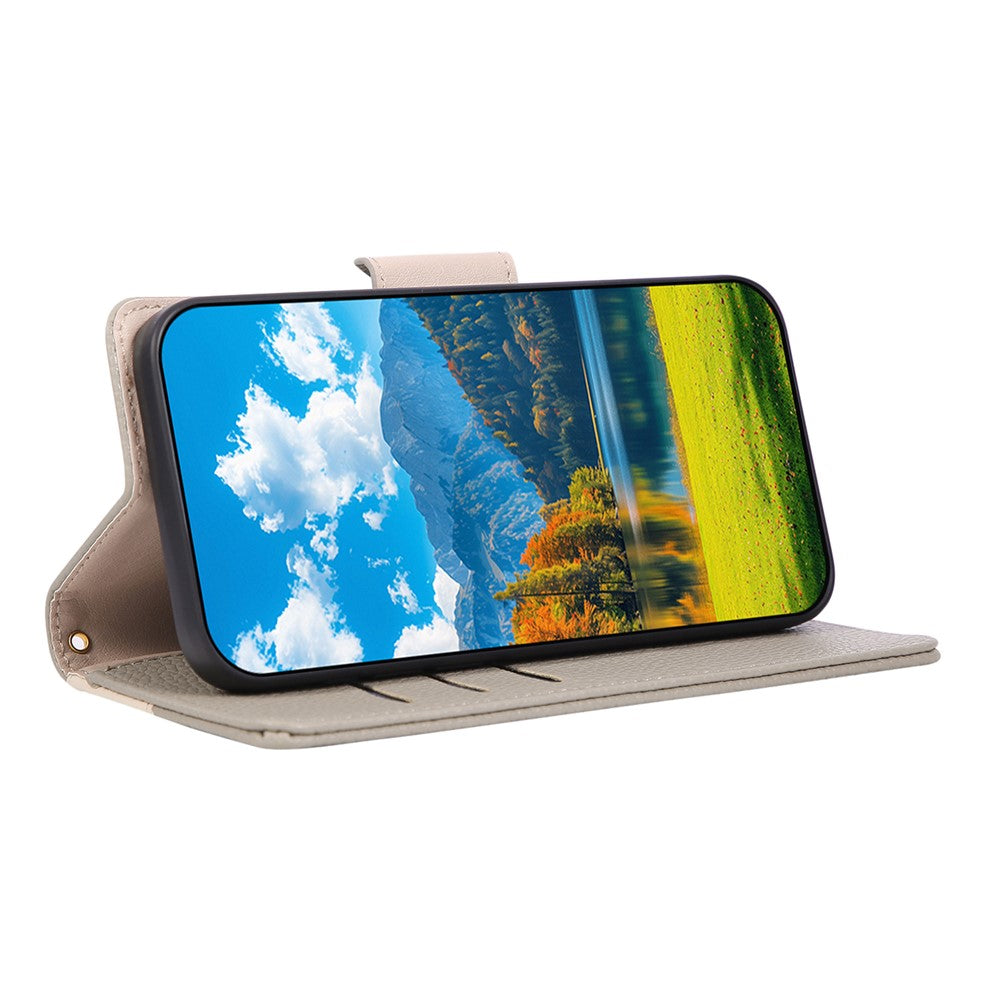 For Samsung Galaxy A57 5G Case Zipper Wallet Color Splicing TPU PU Leather Flip Phone Cover with Strap