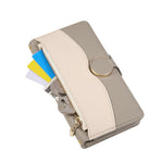 For Samsung Galaxy A57 5G Case Zipper Wallet Color Splicing TPU PU Leather Flip Phone Cover with Strap