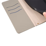 Til Oppo A6 Pro 5G Etui Lynlås Pung Farvesplejsning TPU PU Læder Flip Telefoncover med Rem
