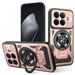 For Xiaomi 15T Pro Magnetic Case Rotating Kickstand TPU + PC Phone Cover