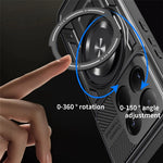 For Xiaomi 15T Magnetic Case Rotating Kickstand TPU + PC Phone Cover