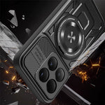 For Xiaomi 15T Magnetic Case Rotating Kickstand TPU + PC Phone Cover