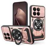For Xiaomi 15T Magnetic Case Rotating Kickstand TPU + PC Phone Cover