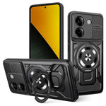 For Xiaomi Poco M7 Pro 5G Magnetic Case Rotating Kickstand TPU + PC Phone Cover