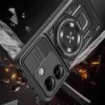 For Xiaomi Poco M7 Pro 5G Magnetic Case Rotating Kickstand TPU + PC Phone Cover