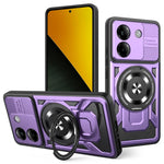 For Xiaomi Poco M7 Pro 5G Magnetic Case Rotating Kickstand TPU + PC Phone Cover