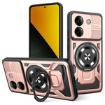 For Xiaomi Poco M7 Pro 5G Magnetic Case Rotating Kickstand TPU + PC Phone Cover