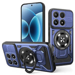 For Xiaomi 17 Magnetic Case Rotating Kickstand TPU + PC Phone Cover