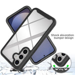 Til Samsung Galaxy A57 5G klart cover af PC + TPU med PET-skærmfilm
