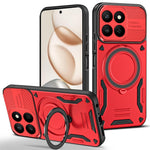 Magnetic Case For Honor 400 Smart 5G  /  400 Smart 4G  /  X7d 4G  /  X7d 5G Shockproof TPU + PC Phone Back Cover with Kickstand